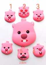 만화 입체 핑크 돼지  / 신발 버클 꽃 액세서리 / 휴대 전화 브래킷 액세서리의 그림