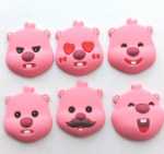 만화 입체 핑크 돼지  / 신발 버클 꽃 액세서리 / 휴대 전화 브래킷 액세서리의 그림