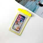 휴대 전화 가방 봉인 / 투명 해변 수영 전화 방수 / 케이스 발광 휴대 전화의 그림