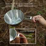 스테인레스 스틸 접이식 그릇 피크닉 / 하이킹 캠핑 초경량 휴대용 조리기구의 그림