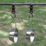 야외 피크닉 304 스테인레스 스틸 그릇 피크닉의 그림