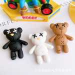 귀여운 만화 스트래피 베어 수지 액세서리 / DIY 휴대폰 케이스의 그림