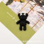 귀여운 만화 스트래피 베어 수지 액세서리 / DIY 휴대폰 케이스의 그림