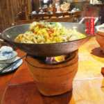 철 냄비의 그림