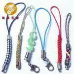 더블 헤드 휴대 전화 로프의 그림