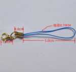 더블 헤드 휴대 전화 로프의 그림