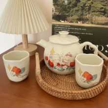 도자기 주전자의 그림