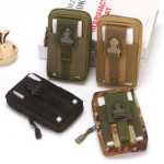 휴대 전화 벨트 가방의 그림