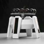 태양열 회전 디스플레이의 그림