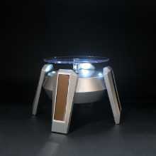 태양열 디스플레이 스탠드 회전 테이블의 그림