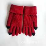 남성용 리버스 터치 스크린 장갑의 그림