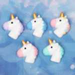 유니콘 수지 액세서리 DIY 휴대폰 액세서리의 그림