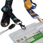 폴리 에스터 휴대 전화 카드 끈의 그림