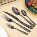 크로스 보더 스테인레스 스틸 수저 스테이크 나이프 세트의 그림