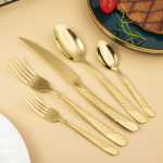 크로스 보더 스테인레스 스틸 수저 스테이크 나이프 세트의 그림