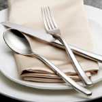 스테인레스  서양식  스테이크 포크 및 스푼 세트의 그림