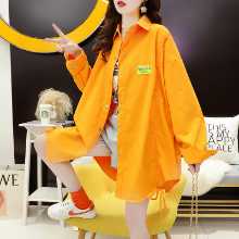 공식 사진 100 코튼 2024 봄 셔츠 여성 느슨한 디자인 틈새 블라우스 인 조수 그물 레드 백 셔츠의 그림