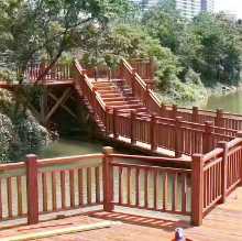 합성목재 계단의 그림