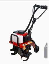 마이크로 경운기 제초기 로터리 쟁기질의 그림