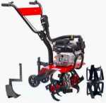 마이크로 경운기 제초기 로터리 쟁기질의 그림