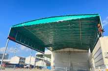 야외 전기 캐노피의 그림