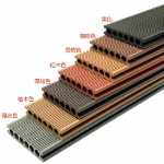 야외 발코니용 공압출 목재-플라스틱 패널의 그림