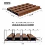 야외 발코니용 공압출 목재-플라스틱 패널의 그림