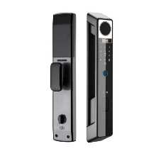 모바일 원격 3D 얼굴 인식 잠금 장치 출입문 완전 자동 지문 인식의 그림