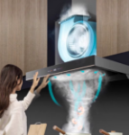 연기 밥솥 세트 MT60 레인지 후드 가스 쿠커 패키지 가정용 주방 자동 청소 연기 스토브 조합의 그림