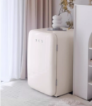 레트로 작은 냉장고 집 거실 냉동고 냉장고 미니 작은 그물 빨간 얼굴 가치 귀여운 화려한 다채로운의 그림