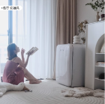 레트로 작은 냉장고 집 거실 냉동고 냉장고 미니 작은 그물 빨간 얼굴 가치 귀여운 화려한 다채로운의 그림