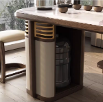 가벼운 고급 발코니 티 테이블과 의자 조합 쿵푸 티 테이블 현대 단단한 나무 연구 사무실 티룸 홈 작은 티 테이블의 그림