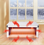 리프트 난방 커피 테이블 전기 난방 테이블 난방 테이블 화재 테이블 홈 직사각형 4면 히터 전기 히터 스토브의 그림