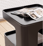 크림 바람 사이드 테이블 소파 사이드 보드 발코니 작은 커피 테이블 간단한 현대 창조적 인 작은 테이블 거실 철제 침대 옆 탁자의 그림