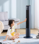 날개 없는 무소음 선풍기 무소음 수직형 바닥 선풍기의 그림