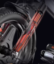 접이식 전기 자전거, 초경량 휴대용 소형 자전거의 그림