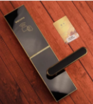 전자 도어록의 그림