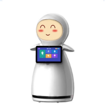 호텔 서비스 로봇 호텔 배달 리드 운반 로봇 원격 소환 로봇의 그림