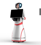 호텔 서비스 로봇 호텔 배달 리드 운반 로봇 원격 소환 로봇의 그림