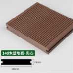 에코 목재 천장 WPC 파티오 울타리 펜싱 / 가격협의의 그림