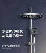 풀 황동 샤워헤드 세트의 그림