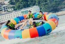 회전하는 탑시 터비 물고기의 그림