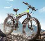 접이식 전기 자전거의 그림