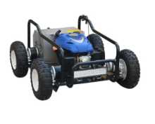 소형 가솔린 4륜구동 원격 제어 잔디깎이의 그림